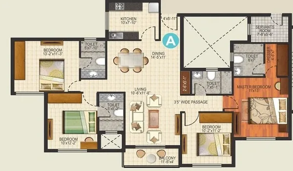 Featured Image of Sobha Liora 4 BHK Floor Plan